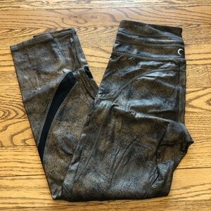 Zyia Pocket Luxe Drawstring Distressed Copper